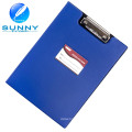 A4 Size PU/Leather Cover Clipboard with Flat Clip